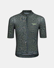 Mens Essential Jersey - Check Olive Green